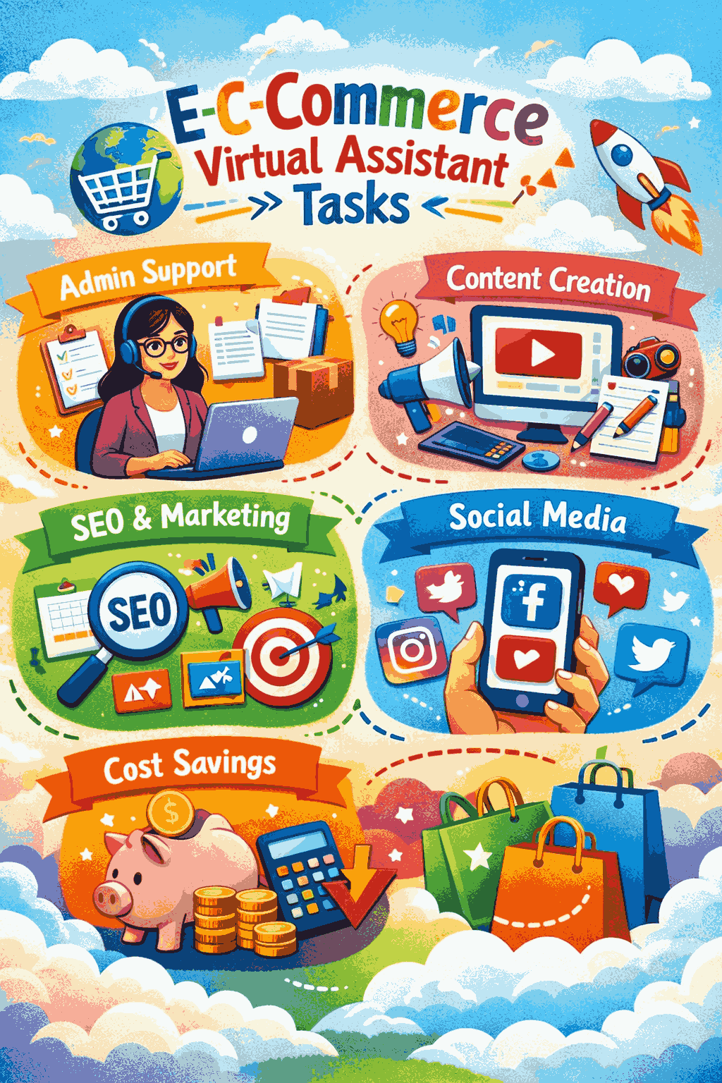 vserve | What Are the eCommerce virtual assistant tasks business owners can outsource? vserve | What Are the eCommerce virtual assistant tasks business owners can outsource?